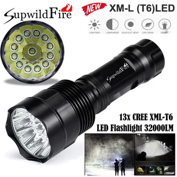 

High Quality Super Bright 32000Lm 13x CREE XML T6 LED 5Mode 18650 Flashlight Torch Light Lamp