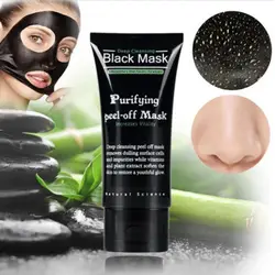 Чанни Черноголовых Удалить маски для лица Deep Cleansing шелушиться Черный уход за лицом черная маска