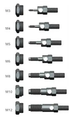 1 шт. M3 M4 M5 M6 M8 M10 Заклепка гайка пистолет Asseccories