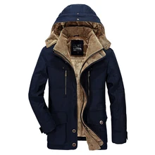 

2018 Winter Thicken Warm Hooded Parka men Plus Size 4XL5XL Army Military Fleece Jacket men Hooded Collar Mens Down Jackets