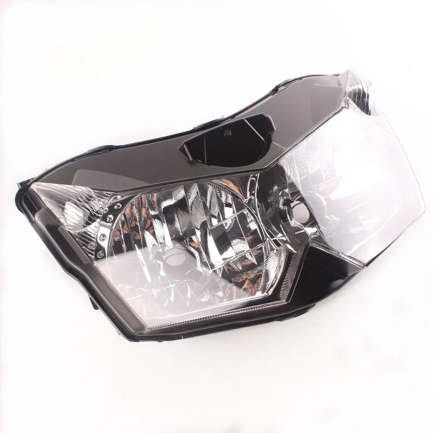 Сборка Передняя Фара мотоцикл для Kawasaki Z1000 2007 2008 прозрачный