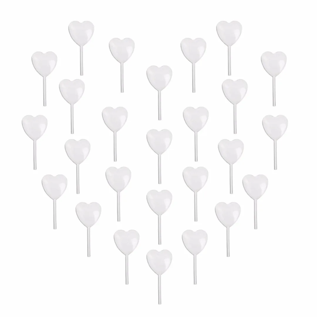 50pcs/Set 4ML Plastic Pipettes Heart Shaped Squeeze Transfer Oils Pipettes Transparent Eye Droppers DIY Supplies