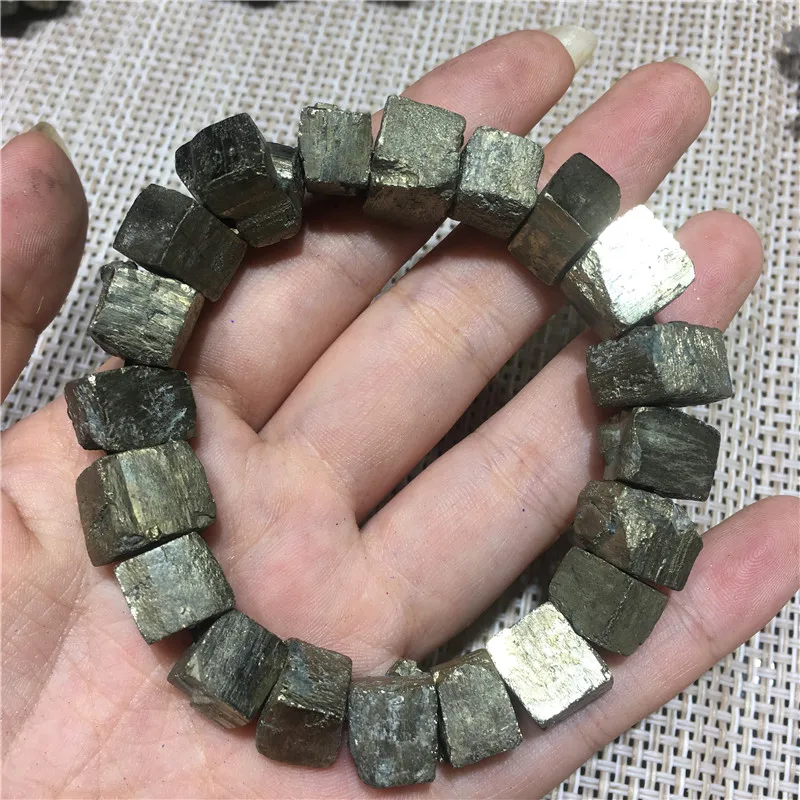 minerals stones Chalcopyrite bracelet for healing gifts (2)