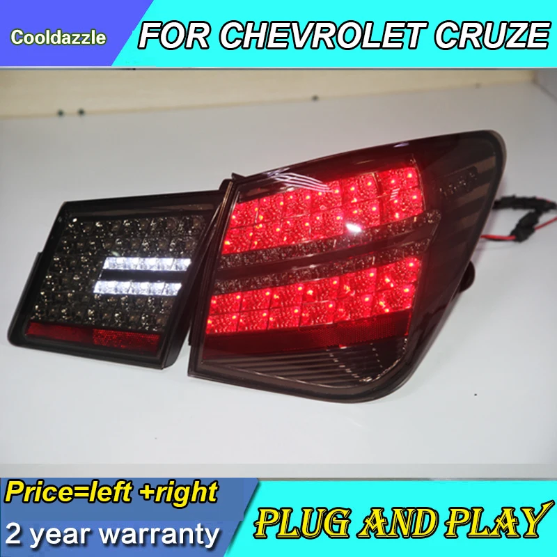 Для Chevrolet Cruze светодиодный задний фонарь 2009 2010 2012 2013 год Фонарь Парковка