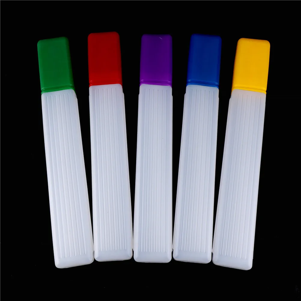 

One Piece Colorful Plastic Knitting Needles Storage Box Home Sewing Tools Organizer Multi-function Box Random