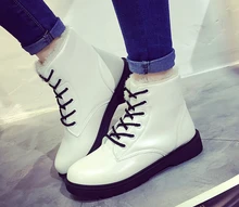 Wholesale boots in winter female short boots and velvet warm cotton shoes with Martin boots factory direct sale size 35-40