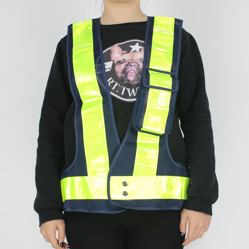 

Encell Reflective Safety Clothing High Visibility for Running Cycling Outdoor Warning Light Shirt Car Styling Safety Vest