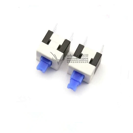 

30pcs/lot Square 7x7x12mm 6 Pin DPDT Mini Push Button Self-locking Switch G64 Multimeter Switch Free Shipping