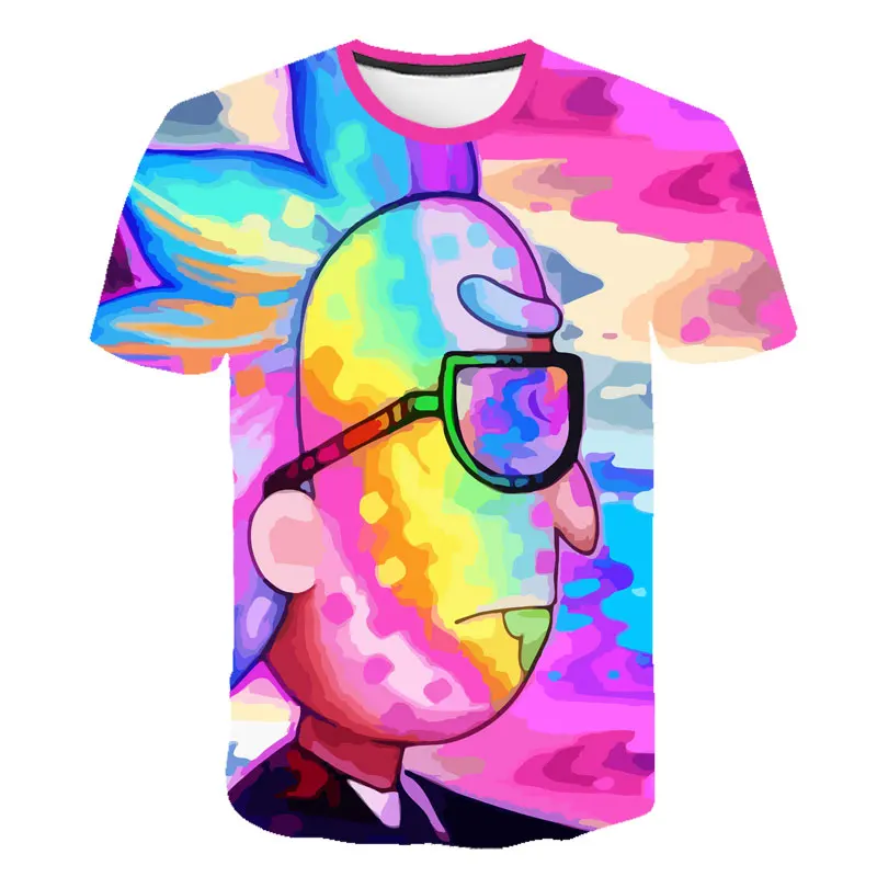 Hip Hop Fashion Brand Clothing Rick and Morty 3D T Shirt Casual Short Sleeve Men's T-Shirts Anime Cool rick y morty Graphic Tees