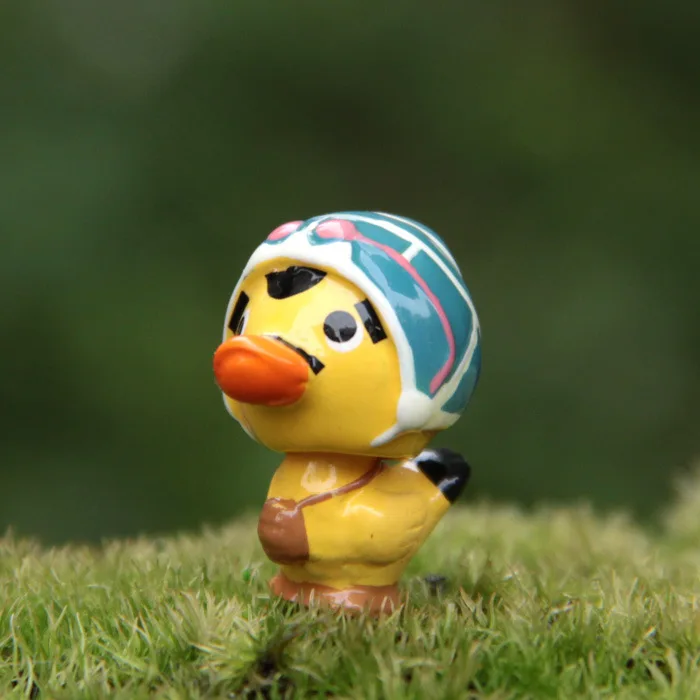 Peluche Anatra Karu 40cm - Figura Animale Di Stoffa Gialla - Giocattolo Anime Manga