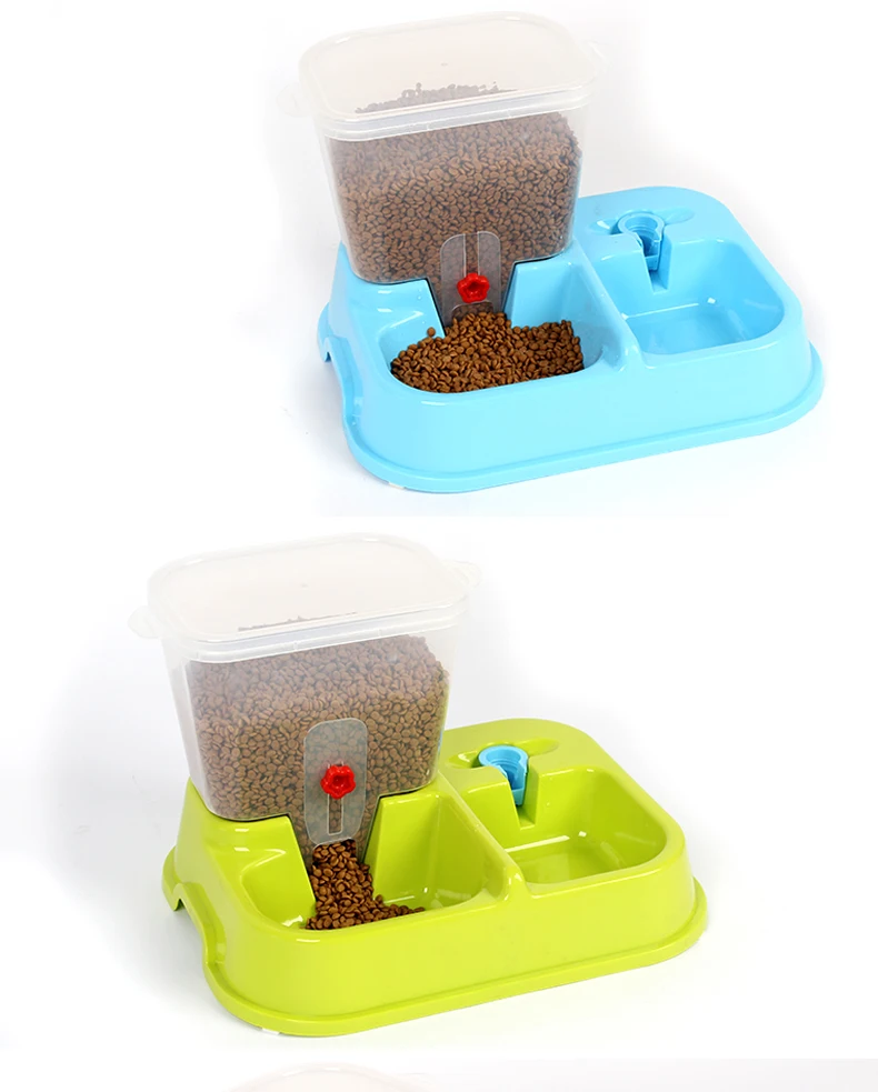 Fashion dog cat bowl feeder bowl water dispenser Pet feeder Dual