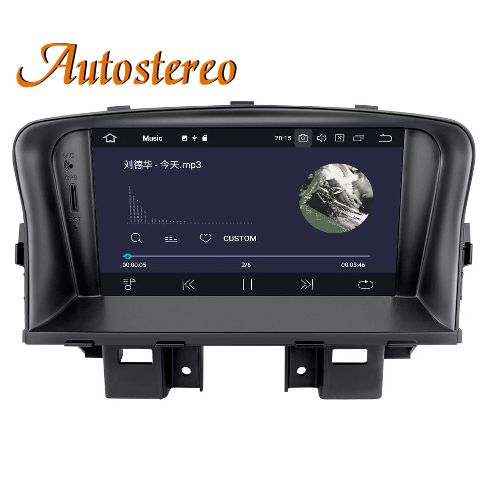 Android 9 автомобильный gps-навигатор автомобильный DVD CD-плеер для Chevrolet CRUZE 2008-2012 головное устройство мультимедийный магнитофон ips