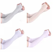 Защита от солнца УФ чистящее средство для велосипеда с длинными рукавами удобные ледяные шелковые рукава уличные напальчники