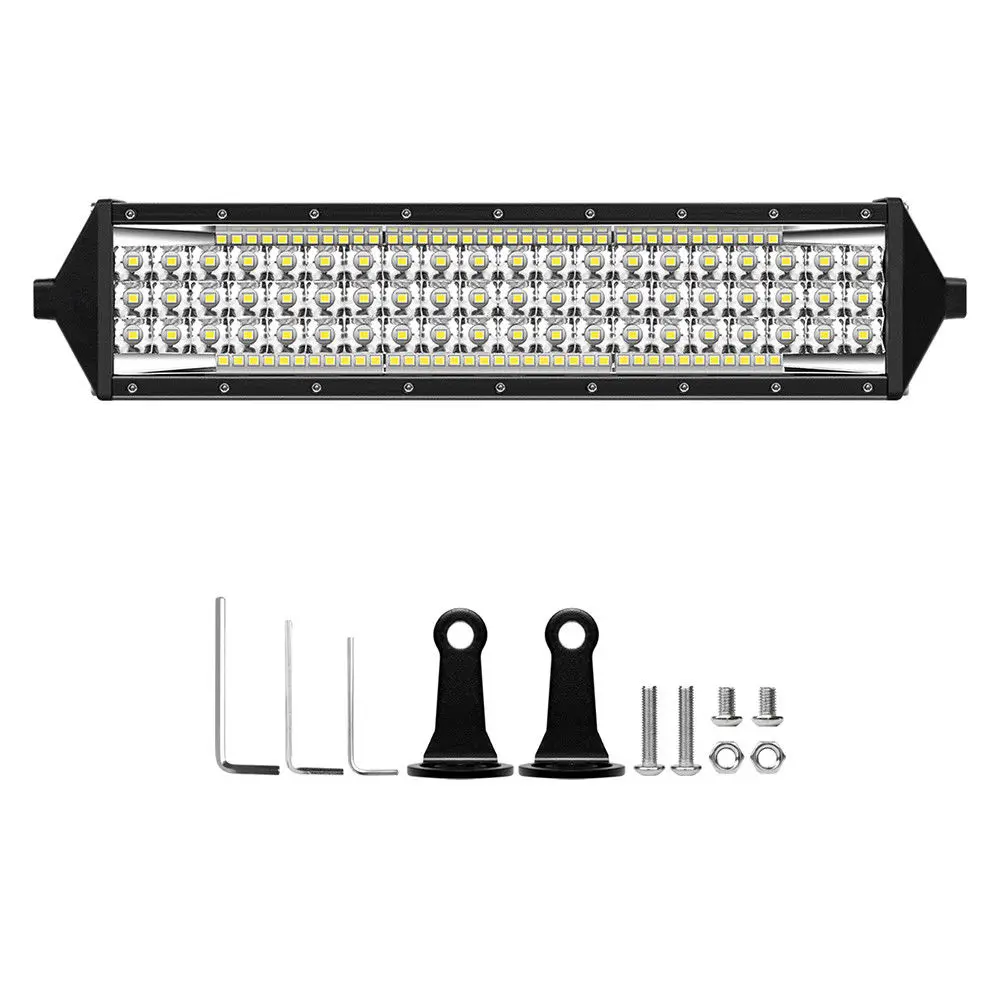 

LED Light Bar 10 Inch Triple Row Flood Spot Combo Beam 12000LM Led Driving Lights Super Bright Led Off Road Lights for Trucks