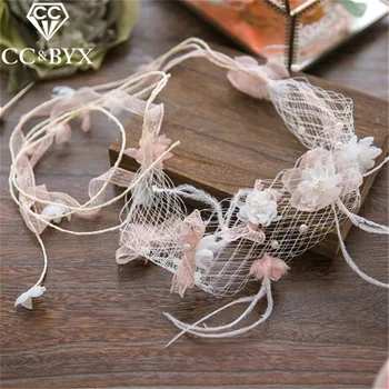 

CC Flower Crowns Tiaras Earrings 2Pcs Romantic Engagement Wedding Hair Accessories For Bridal Party Beach Jewelry Handmade M024