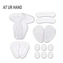 5 пар/комплект, женские супинаторы на высоком каблуке, силиконовые стельки, прокладки для ног, комплект для защиты ног