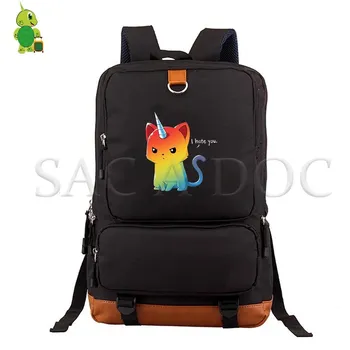 

Fashion Unicorn Cartoon Daily Backpacks Women Men Laptop Backpack School Bag for Teenagers Students Large Casual Travel Backpack