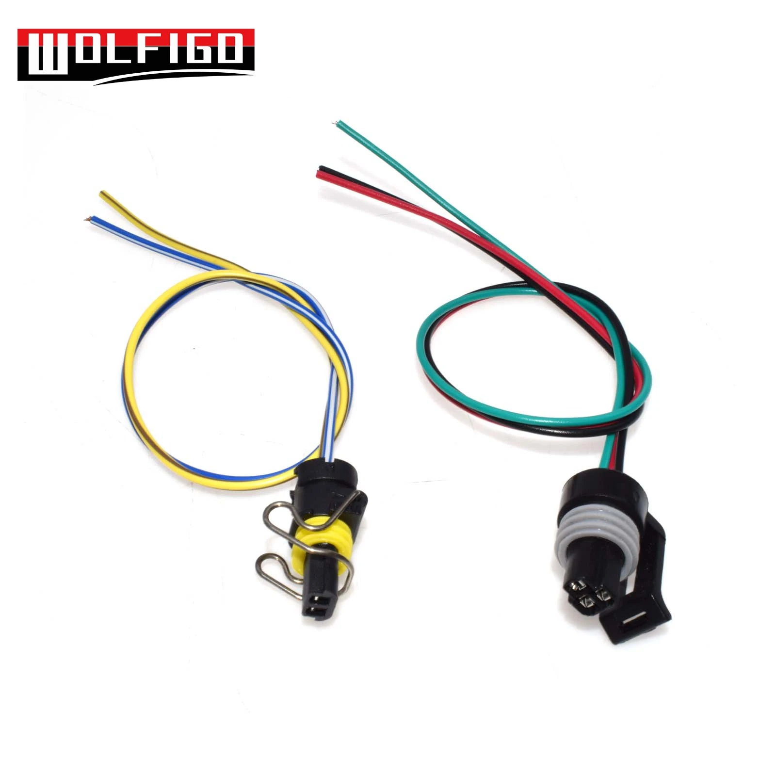 

WOLFIGO 2PCS Pigtail Connectors of IPR & ICP Sensor For Ford V8 7.3L Serie E F Ecolnine New