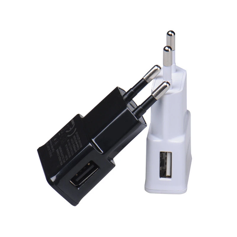 5V1A EUUS USB Plug Charger Adapter Wall Charger Portable Mobile phone Charger for iPhone Android Phones Tablets Travel Charger_1