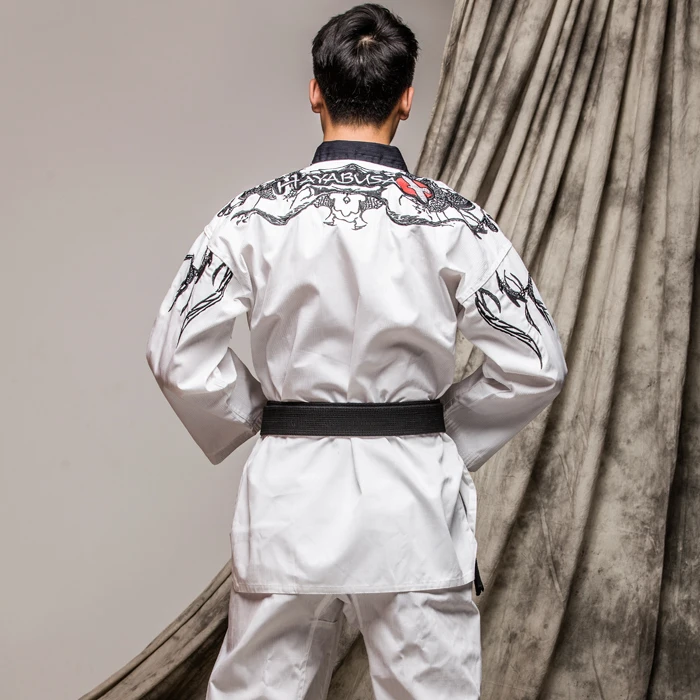 Боевые искусства TKD Tae Kwon Do v образная горловина Одежда для взрослых и детей