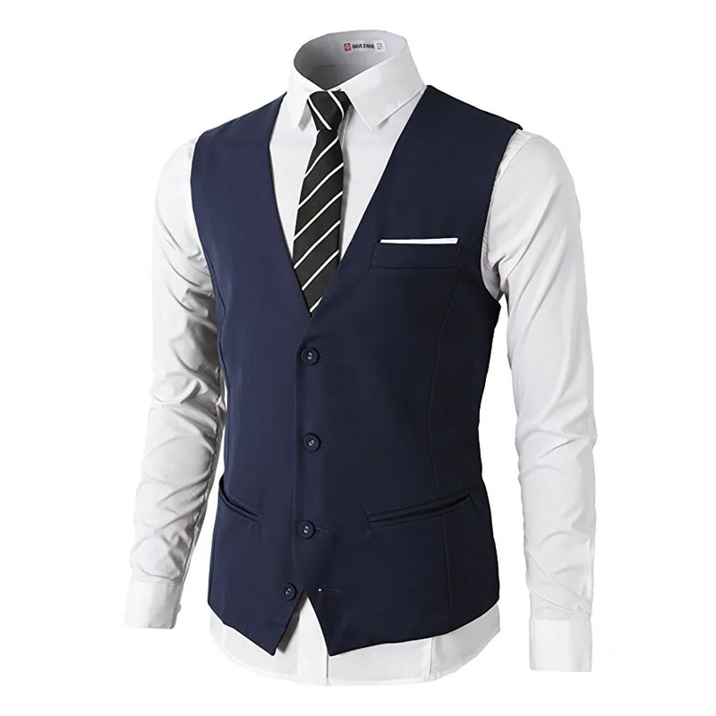 Custom-Made-Azul-Marinho-Formal-Slim-Fit-Premium-Vestido-de-Terno-de-Neg-cio-4-Coletes