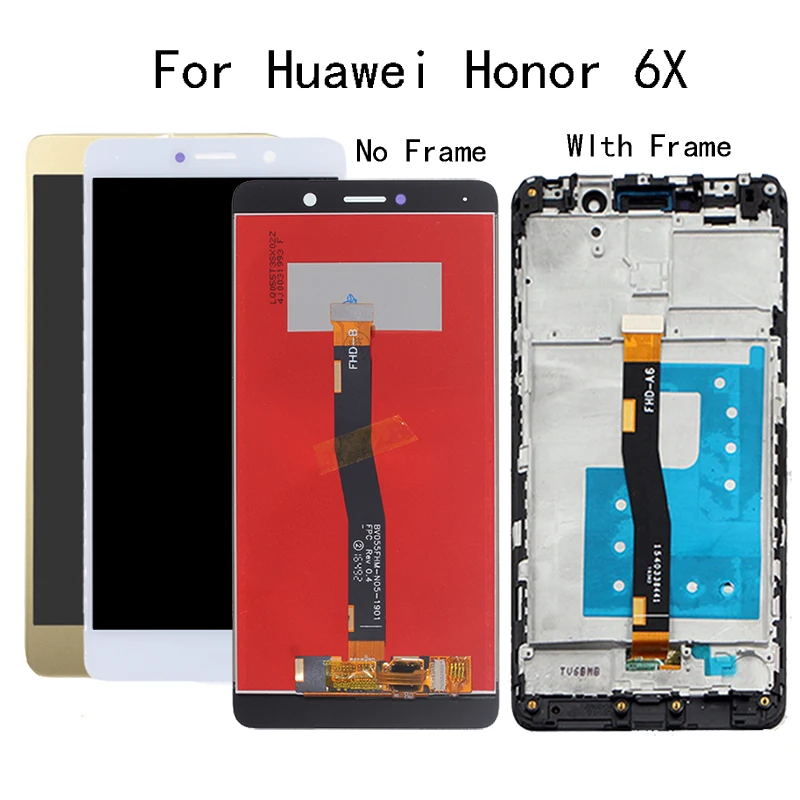 5 дюймов для Huawei Honor 6X ЖК дисплей Дисплей BLN L24 AL10 L21 L22 сенсорный экран дигитайзер с