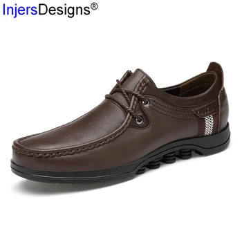 

Hot Sale Business Shoes High Quality Genuine Leather Casual Men Shoes Zapatos De Hombre Fashion Leather Shoes Men Big Size 37-47