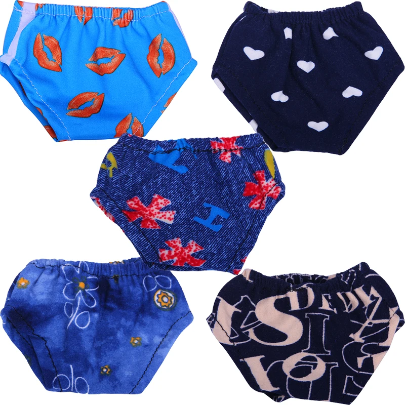 

Аксессуары для кукол синее нижнее белье ручной работы подходит для куклы 18 дюймов или 43 см-, лучший подарок для детей на день рождения