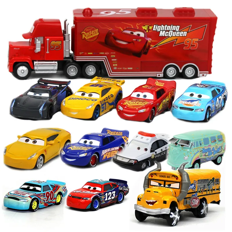 Disney Hot Movies Pixar Cars 3 Новая металлическая модель для автомобилей в подарок Miss Fritter