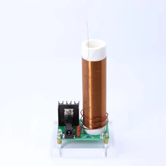 Tesla coil diy kit homemade drive board arc lightning music sound high  power high voltage generator - AliExpress
