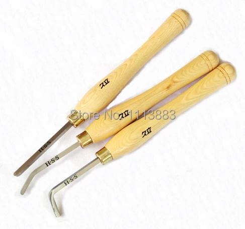 

3PCS SET HSS Mini Hollow-Form Turning Set