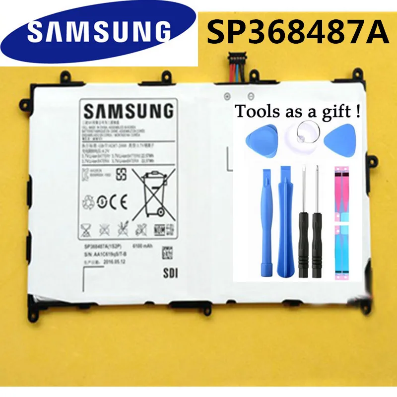 

SAMSUNG Original Battery For Samsung Galaxy Tab 8.9 P7300 P7310 P7320 Battery sp368487A(1S2p) 6100mAh Free Tools