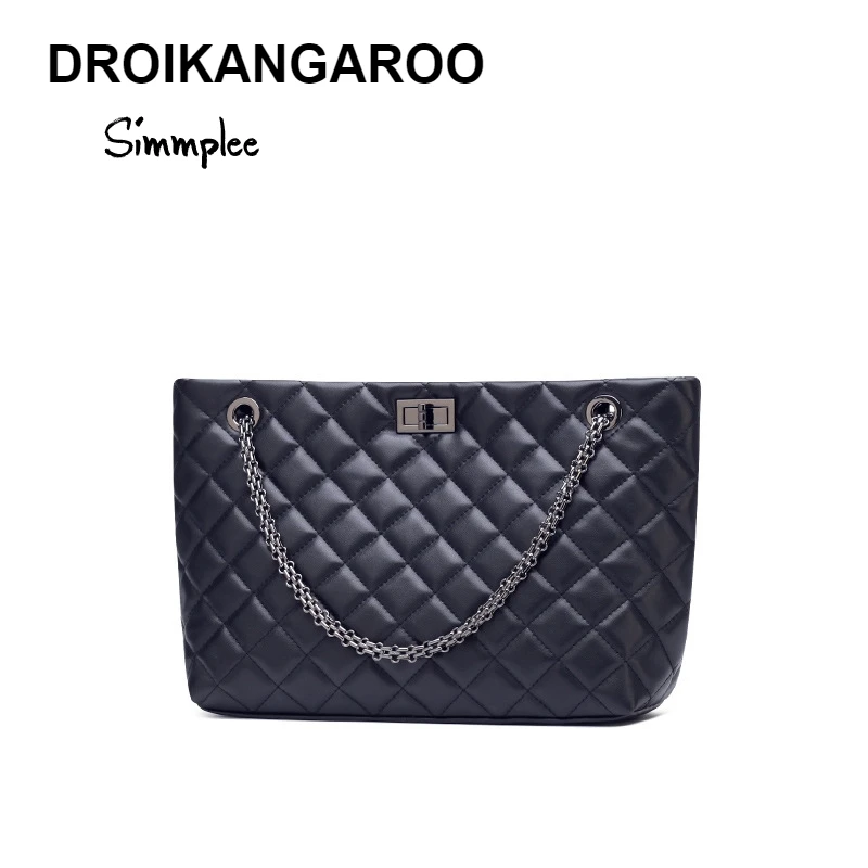 

2019 fashion casual high-grade imported leather small fragrance women's bag sheepskin chain bag hot shoulder Messenger bag