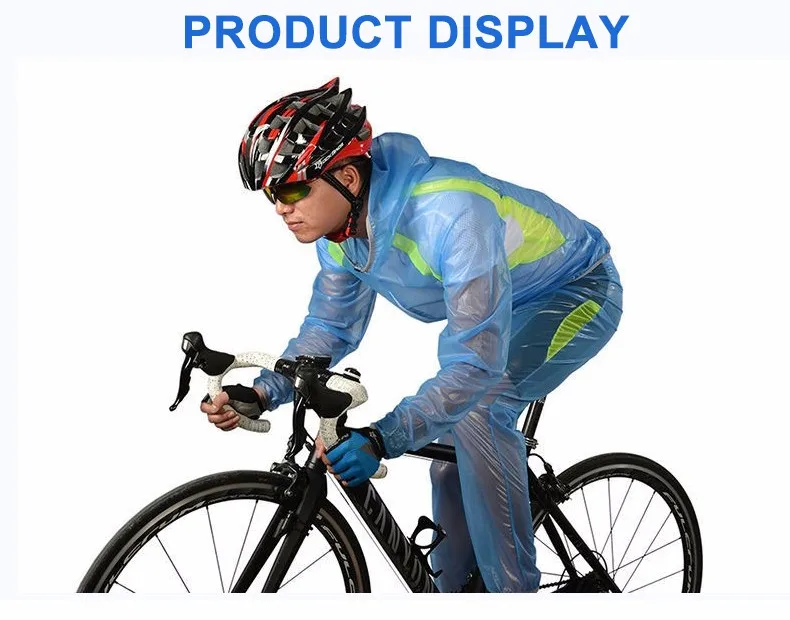 ROCKBROS MTB Cycling Jersey MultiFunction Jacket Rain Waterproof Windproof TPU Raincoat Bike Bicycle Equipment Clothes 3 Colors