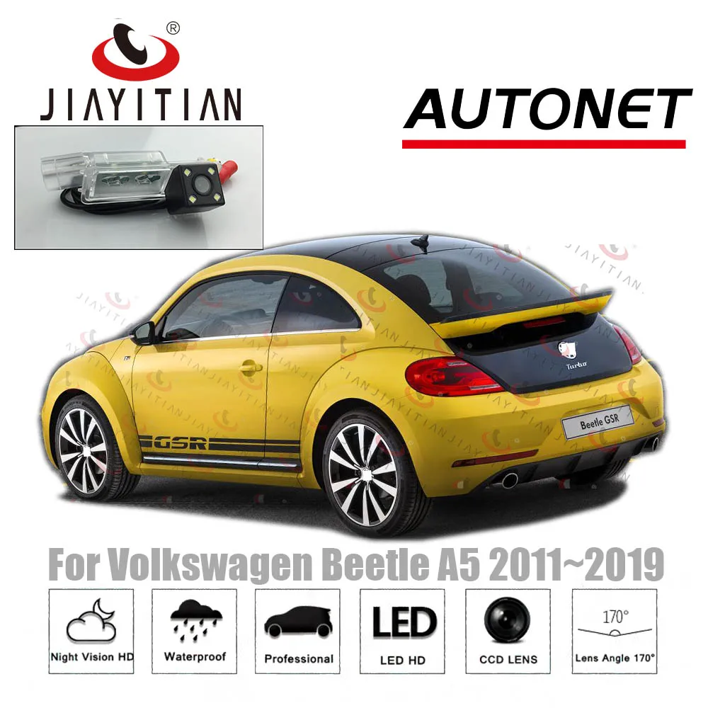 Камера заднего вида JIAYITIAN для VW Beetle A5 2011 2012 2013 2014 2015 2016 2017 2018 2019/камера