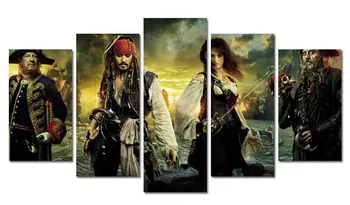 

UnFramed Printed Pirates of the Caribbean Painting children's room decor print picture canvas decoration high quality