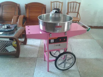 

Free shipping~With CE Commercial use Cotton candy machine with car Exports to EU candy floss machine