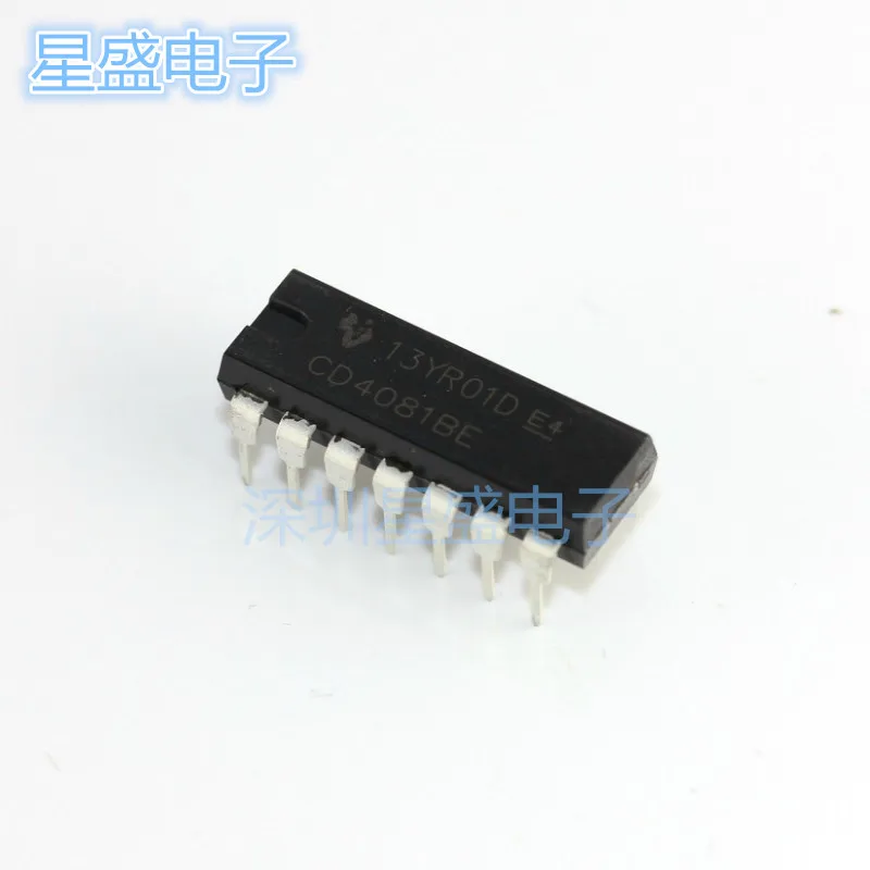

Free shippin 10pcs/lot CD4081BE CD4081 DIP-14 new original