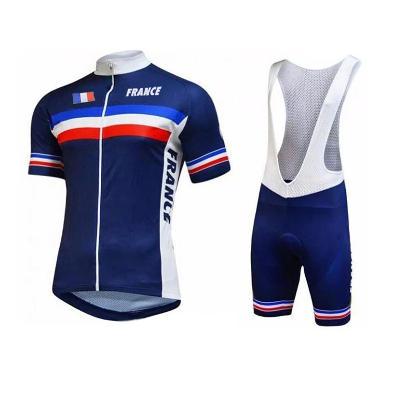 Популярный Спортивный французский hombre Велоспорт Джерси ciclismo Одежда для езды на велосипеде Майо нагрудник шорты cullot 9D гелевая подкладка задние карманы приятный материал