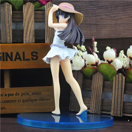 ПВХ аниме Oreimo Shironeko Лето Kuroneko фигурка Gokou Ruri шляпа Белый Кот 1/8 Масштаб Модель Игрушки для девочек хороший подарок ремесло