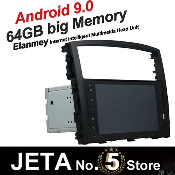 

Fit for MITSUBISHI PAJERO 2006 12 Car Radio GPS Music player tape recorder Android 9.0 64GB big memory DSP equalizer IPS screen