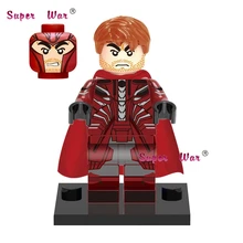 Одиночная супергерой marvel Мстители X-men фильм Магнето строительные блоки экшн наборы Модель Кирпичи игрушки для детей