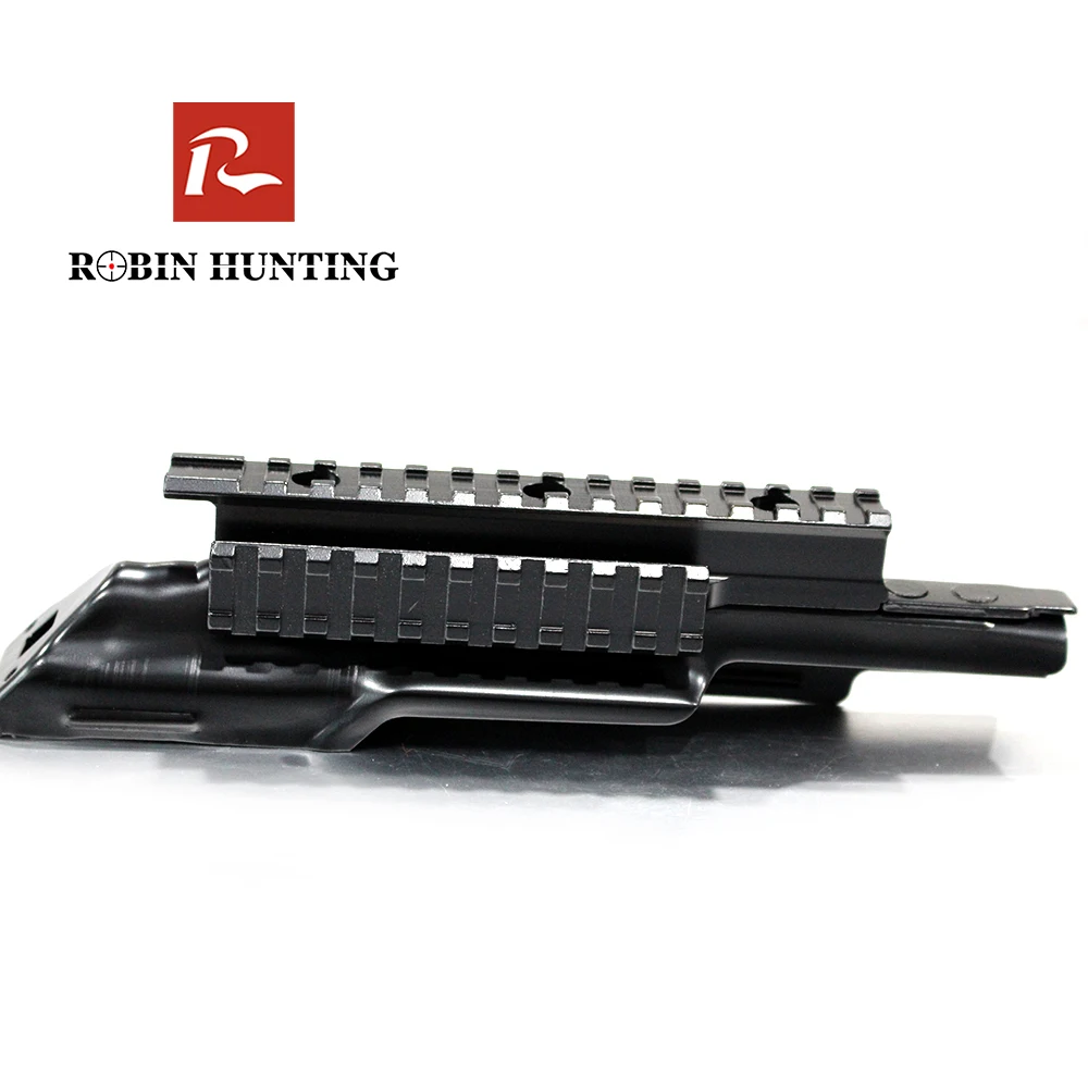 

Robin Hunting AK 47 Receiver Top Cover Scope Mount Tactical Tri-Rail Integral Picatinny Rifle Weaver Rail Mount Accessories