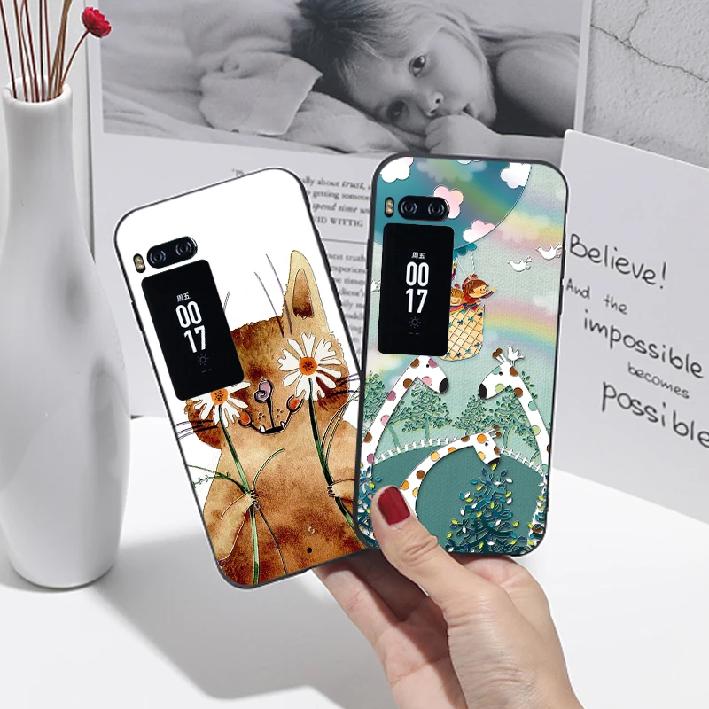 

Cute 3D Emboss Cartoon Phone Case For Meizu U10 U20 E M3E E2 E3 Cases Soft Silicone Cover For MEIZU Pro 6 7 Plus Pro6 Pro7 Plus