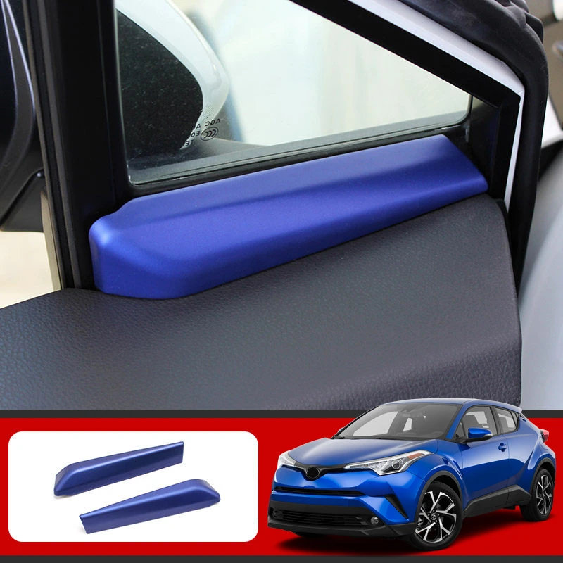 

For Toyota C-HR CHR 2016 2017 2018 2019 ABS Plastic Interior Front A Pillar Triangle Cover Trim 2 Pieces Car Accessories