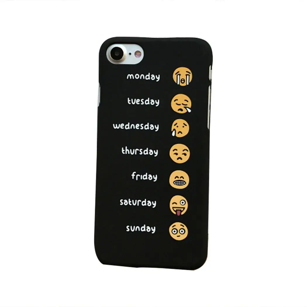 

Fashion Letter Expression Printing Scrub Mobile Letter, Phone Printed Unisex Cases For iPhone 6/7/8 X/XS/XR