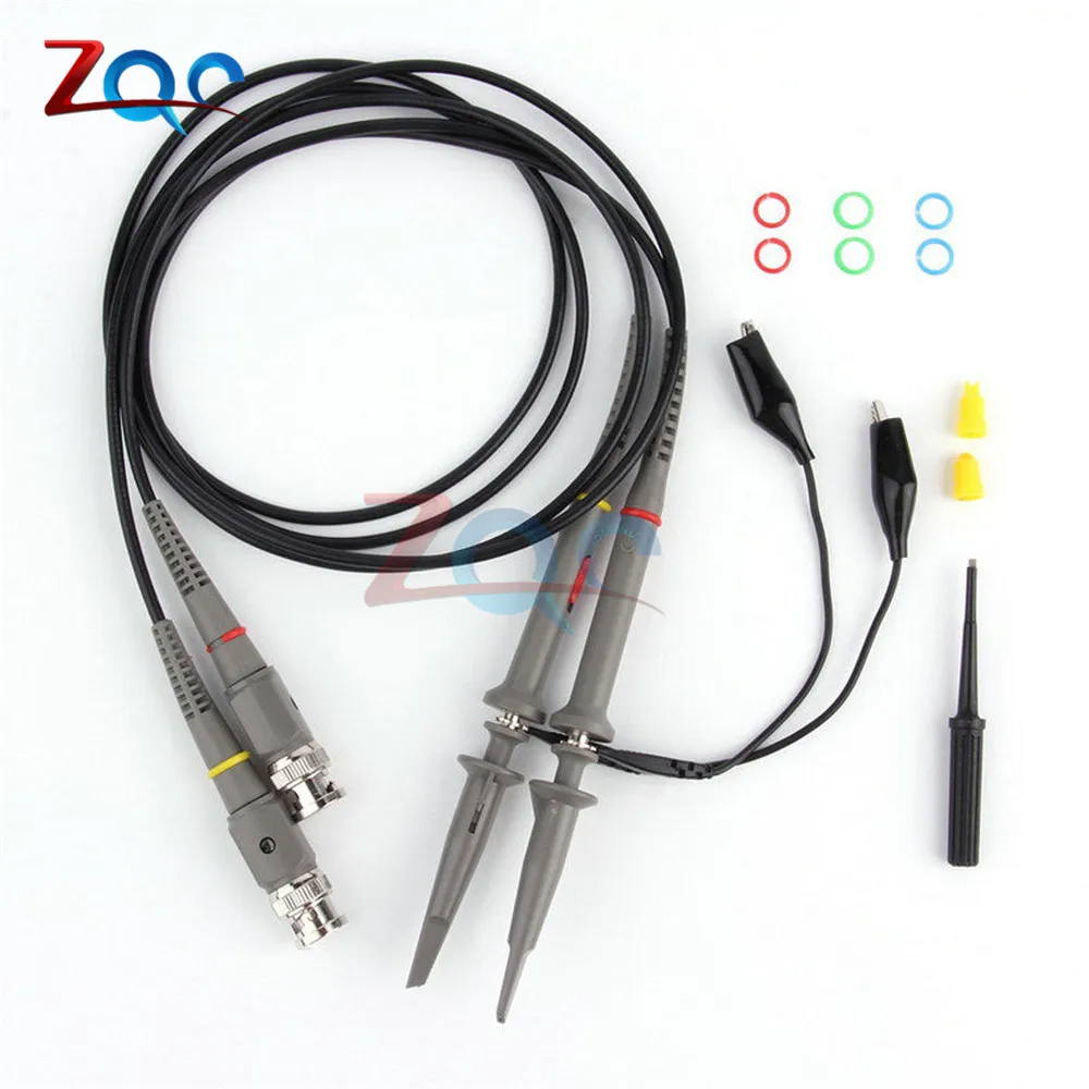 2pcs Oscilloscope Probe Kit P6100 100mhz 1x 10x High Precision