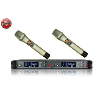 

Bolymic Professional UHF True Diversity Dual Channels Wireless Karaoke Microphone System PRO