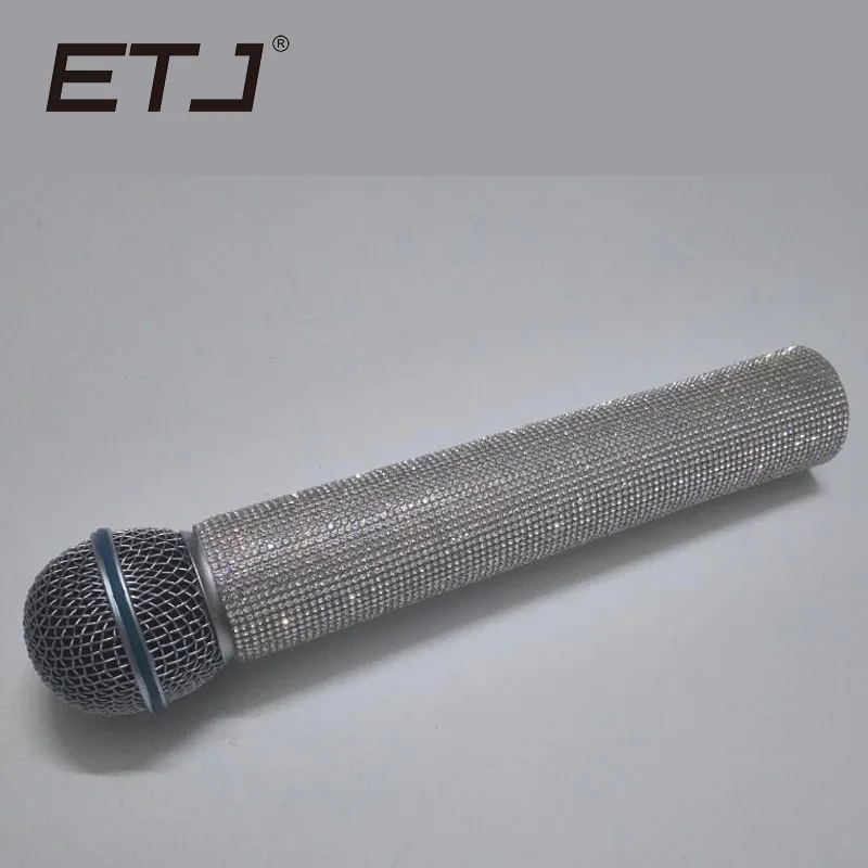 Блестящий чехол для вспышки с микрофоном и кристаллами|microphone microphone|microphone coverhandheld