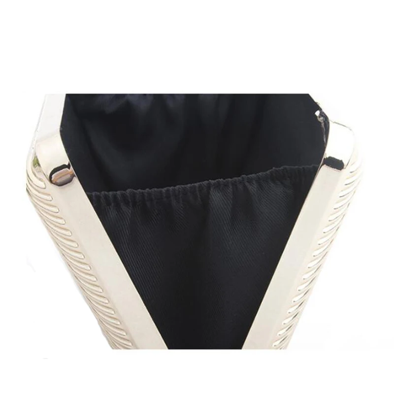 Saco de embreagem de ouro retro cor